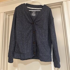 Navy Button-Up Cardigan Brand New